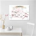 Picture of Canada Map  _GroupedProduct_Rectangle_Landscape_Canvas_