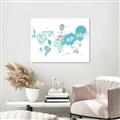 Picture of Hot Air Balloon Map  _GroupedProduct_Rectangle_Landscape_Canvas_