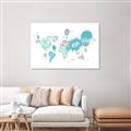 Picture of Hot Air Balloon Map  _GroupedProduct_Rectangle_Landscape_Canvas_