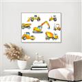 Picture of Construction Team  _GroupedProduct_Rectangle_Landscape_Canvas_Framed_