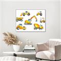 Picture of Construction Team  _GroupedProduct_Rectangle_Landscape_Canvas_Framed_