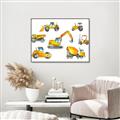 Picture of Construction Team  _GroupedProduct_Rectangle_Landscape_Canvas_Framed_