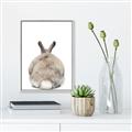 Picture of Behind Bunny _GroupedProduct_Rectangle_Portrait_Canvas_Framed_