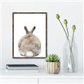 Picture of Behind Bunny _GroupedProduct_Rectangle_Portrait_Canvas_Framed_