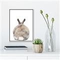 Picture of Behind Bunny _GroupedProduct_Rectangle_Portrait_Canvas_Framed_