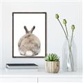 Picture of Behind Bunny _GroupedProduct_Rectangle_Portrait_Canvas_Framed_