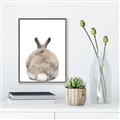 Picture of Behind Bunny _GroupedProduct_Rectangle_Portrait_Canvas_Framed_