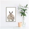 Picture of Behind Bunny _GroupedProduct_Rectangle_Portrait_Canvas_Framed_