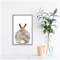 Picture of Behind Bunny _GroupedProduct_Rectangle_Portrait_Canvas_Framed_