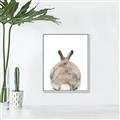 Picture of Behind Bunny _GroupedProduct_Rectangle_Portrait_Canvas_Framed_