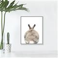Picture of Behind Bunny _GroupedProduct_Rectangle_Portrait_Canvas_Framed_
