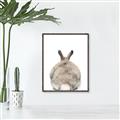 Picture of Behind Bunny _GroupedProduct_Rectangle_Portrait_Canvas_Framed_