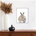 Picture of Behind Bunny _GroupedProduct_Rectangle_Portrait_Canvas_Framed_