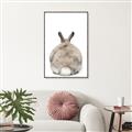 Picture of Behind Bunny _GroupedProduct_Rectangle_Portrait_Canvas_Framed_