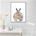 Picture of Behind Bunny _GroupedProduct_Rectangle_Portrait_Canvas_Framed_