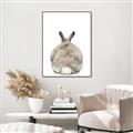 Picture of Behind Bunny _GroupedProduct_Rectangle_Portrait_Canvas_Framed_