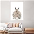 Picture of Behind Bunny _GroupedProduct_Rectangle_Portrait_Canvas_Framed_