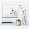 Picture of Sophisticated Unicorn neutral _GroupedProduct_Rectangle_Landscape_Canvas_Framed_