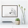 Picture of Sophisticated Unicorn neutral _GroupedProduct_Rectangle_Landscape_Canvas_Framed_