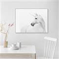 Picture of Sophisticated Unicorn neutral _GroupedProduct_Rectangle_Landscape_Canvas_Framed_