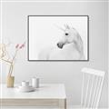 Picture of Sophisticated Unicorn neutral _GroupedProduct_Rectangle_Landscape_Canvas_Framed_