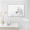Picture of Sophisticated Unicorn neutral _GroupedProduct_Rectangle_Landscape_Canvas_Framed_