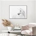 Picture of Sophisticated Unicorn neutral _GroupedProduct_Rectangle_Landscape_Canvas_Framed_