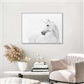 Picture of Sophisticated Unicorn neutral _GroupedProduct_Rectangle_Landscape_Canvas_Framed_