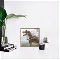 Picture of Trex in the Woods _GroupedProduct_Square_Canvas_Framed_
