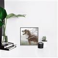 Picture of Trex in the Woods _GroupedProduct_Square_Canvas_Framed_