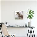 Picture of Trex in the Woods _GroupedProduct_Square_Canvas_Framed_