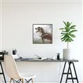 Picture of Trex in the Woods _GroupedProduct_Square_Canvas_Framed_