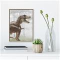 Picture of Forest Dino I  _GroupedProduct_Rectangle_Portrait_Canvas_Framed_