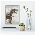 Picture of Forest Dino I  _GroupedProduct_Rectangle_Portrait_Canvas_Framed_