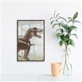 Picture of Forest Dino I  _GroupedProduct_Rectangle_Portrait_Canvas_Framed_