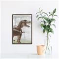 Picture of Forest Dino I  _GroupedProduct_Rectangle_Portrait_Canvas_Framed_