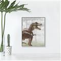 Picture of Forest Dino I  _GroupedProduct_Rectangle_Portrait_Canvas_Framed_