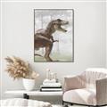 Picture of Forest Dino I  _GroupedProduct_Rectangle_Portrait_Canvas_Framed_