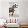 Picture of Forest Dino I  _GroupedProduct_Rectangle_Portrait_Canvas_Framed_