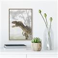 Picture of Forest Dino II _GroupedProduct_Rectangle_Portrait_Canvas_Framed_