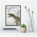 Picture of Forest Dino II _GroupedProduct_Rectangle_Portrait_Canvas_Framed_