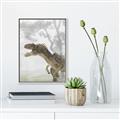 Picture of Forest Dino II _GroupedProduct_Rectangle_Portrait_Canvas_Framed_