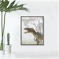 Picture of Forest Dino II _GroupedProduct_Rectangle_Portrait_Canvas_Framed_