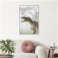 Picture of Forest Dino II _GroupedProduct_Rectangle_Portrait_Canvas_Framed_