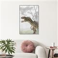 Picture of Forest Dino II _GroupedProduct_Rectangle_Portrait_Canvas_Framed_