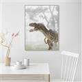 Picture of Forest Dino II _GroupedProduct_Rectangle_Portrait_Canvas_Framed_