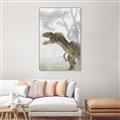 Picture of Forest Dino II _GroupedProduct_Rectangle_Portrait_Canvas_Framed_
