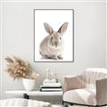 Picture of In Front Bunny _GroupedProduct_Rectangle_Portrait_Canvas_Framed_