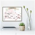 Picture of Canada Map  _GroupedProduct_Rectangle_Landscape_Canvas_Framed_