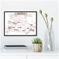 Picture of Canada Map  _GroupedProduct_Rectangle_Landscape_Canvas_Framed_